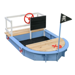 Houten zandbak SwingKing Kapitein