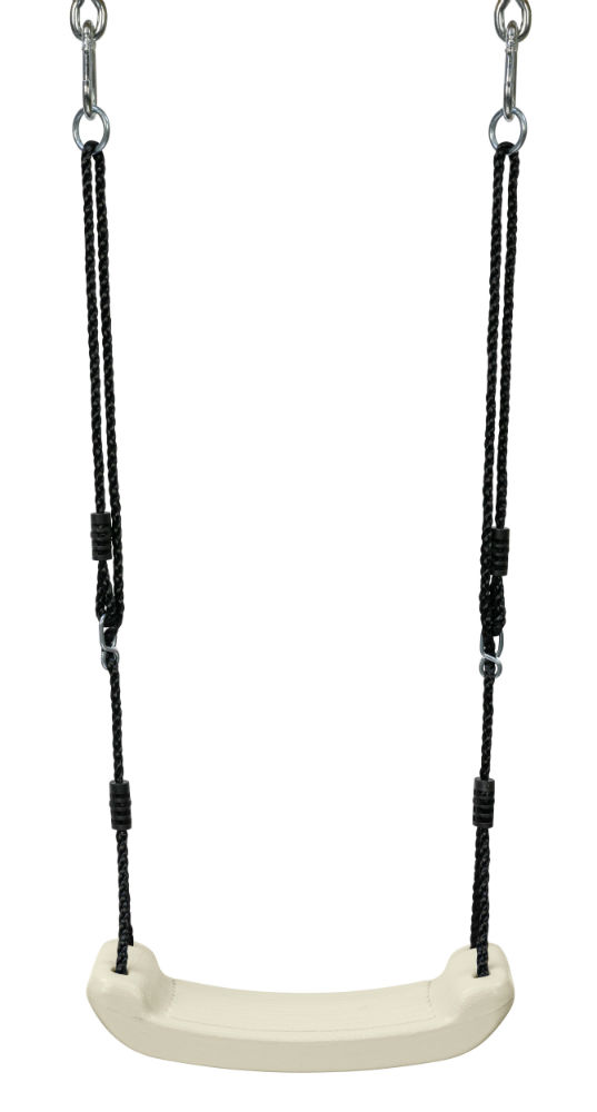 schommelzitje plastic Pastel Wit