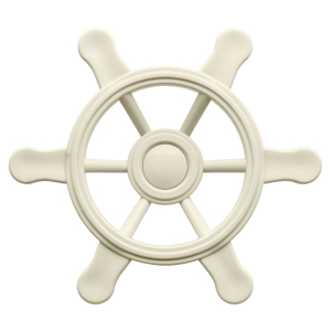 Klein piratenstuur Pastel Wit