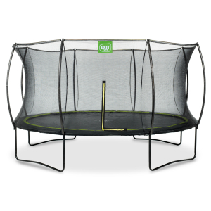 Trampoline Exit Silhouette ø427cm met veiligheidsnet - zwart