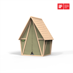 Houten speelhuis speeltent Exit Yuki 100