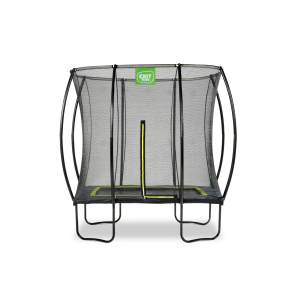 Trampoline Exit Silhouette 153 x 214cm met veiligheidsnet - zwart