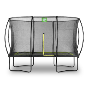 Trampoline Exit Silhouette 244 x 366cm met veiligheidsnet - zwart